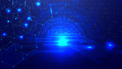 Abstract half-circle technology circuit board. Communication concept Abstract technology circuit board. Communication concept Abstract technology circuit board. Communication concept