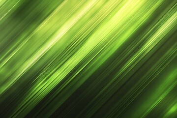 Amazing Green Abstract Background with Dynamic Striped Light Patterns

