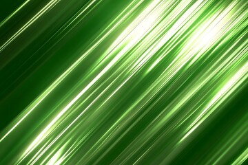Amazing Green Abstract Background with Dynamic Striped Light Patterns

