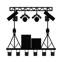 Advanced lighting rig setup for vibrant corporate event productions