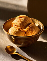 Helado de dulce de leche