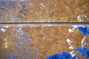 Blue and Brown Abstract Stone Texture