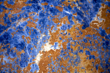 Blue and Brown Abstract Stone Texture