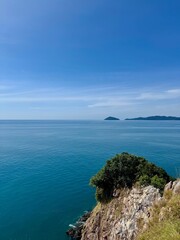 sea ​​view from the hill