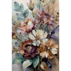 watercolor flowers