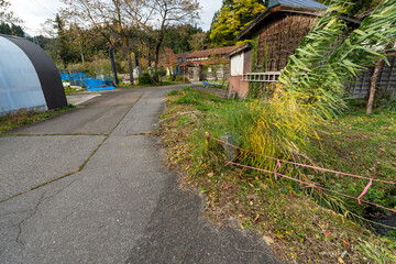 Historic old road “Salt Road” which is also a long distance hiking course and its surroundings
