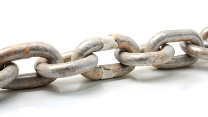 Fototapeta premium Close-up of Metal Chain Links