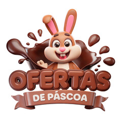 ELEMENTO 3D OARA COMPOSIÇÃO DE ARTES DE PÁSCOA MODELO 36