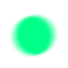 Blur gradient circle glow light on transparent background