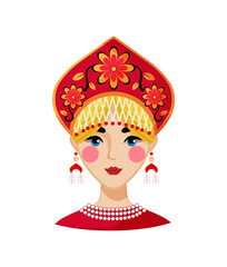 Kokoshnik Vector Illustration