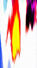 Glitch camera effect. Retro VHS background. Old video template. No signal. Static TV noise, bad TV signal.	