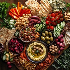An image of healthy food and diet food with low calories and low fat