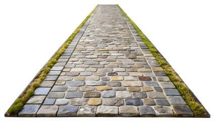 Cobblestone Path Perspective