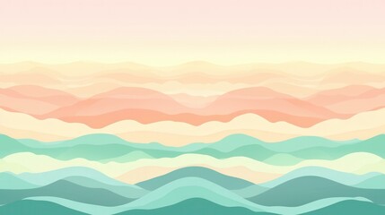 A soft gradient of pastel greens, blending into a pale yellow, creating a peaceful and calming atmosphere for any design or project. 