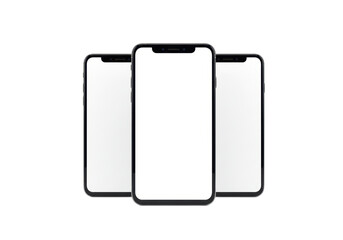 Isolated Multiple Smartphones