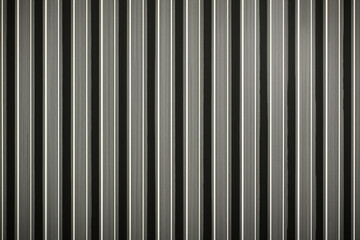 A striking black and white pattern of vertical stripes, evenly spaced to create a sense of rhythm and movement