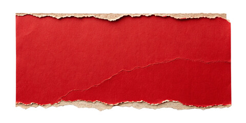 Crumpled Elegance: The Intriguing Texture of Torn Red Paper
