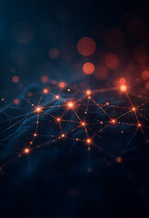 Abstract representation of a digital neural network