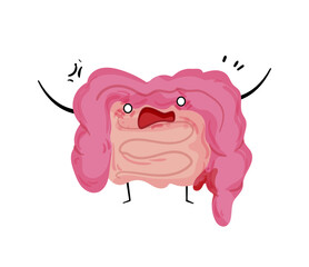 Angry Intestine Character