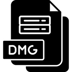 Obraz premium Dmg Icon