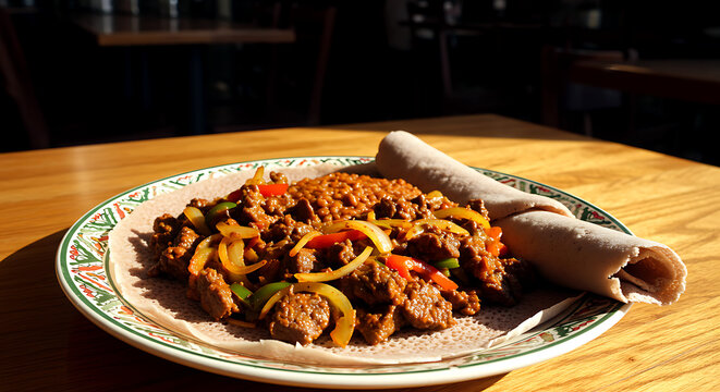 Ethiopian tibs