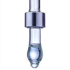 A transparent glass water pipe featuring a sturdy metal fitting for optimal liquid flow and smoking enjoyment