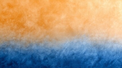 Vibrant blue and orange abstract art with white border, ideal for modern backgrounds digital prints