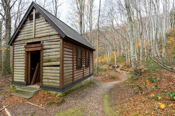 Historic old road &ldquo;Salt Road&rdquo; which is also a long distance hiking course and its surroundings