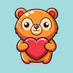 teddy bear with heart