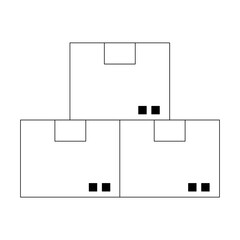 Simple of Truck Logistics Related Vector Line Icons. Contains such Icons as Cargo Inspection, Route, Forklift at warehouse and more. Editable Stroke. Flat style Eps 10