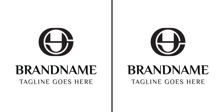Letters GY and EY Monogram Logo, for any business or identity with GY YG EY YE initials