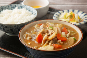 豚汁定食