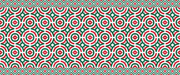 mexican pattern. mandala background. geometric texture for decoration. vector illustration