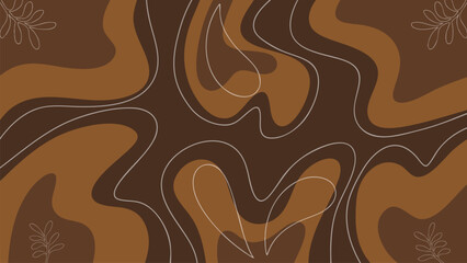 Boho Artwork Background Wallpaper Vector Illustration with Abstract Geometric Shapes, Colorful Floral Elements, and Hippie Style for Modern Home Decor, Digital Art, and Interior Design