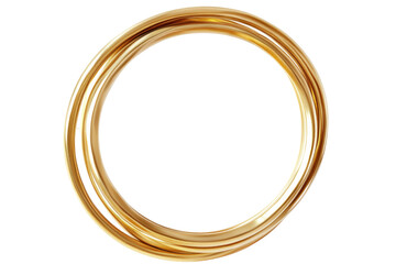 Elegant gold ring trio jewelry display png transparent background white environment minimalist viewpoint