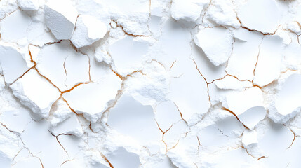 Cracked White Powder Texture Close-Up