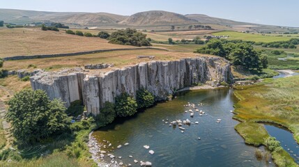 Explore the majestic grandeur of a gorge  a profound tapestry of geologic history and erosion