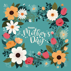 Floral Frame Mother's Day 1