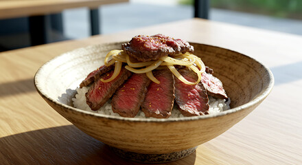 Japanese gyudon 