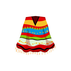 Vibrant Poncho
