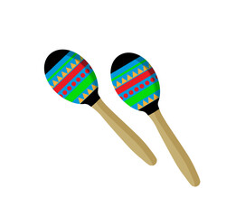 Colorful Maracas
