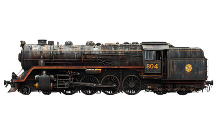 Realistic Image - Vintage Steam Locomotive 804