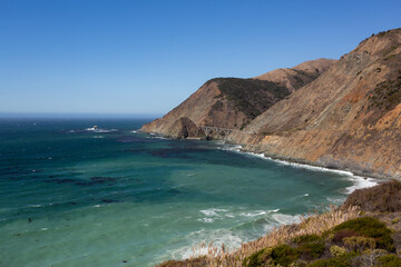 Obraz premium An inlet on the California coast.