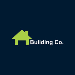 real estate company logo design vector
