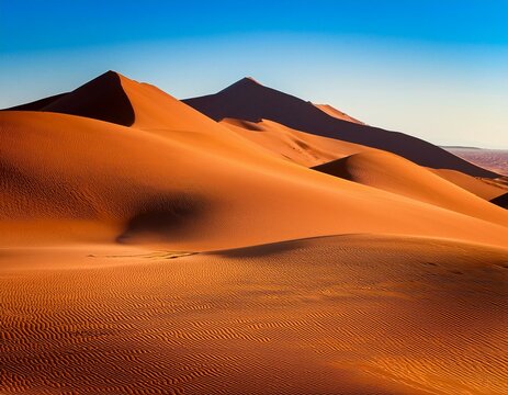 sand dunes of namibian desert