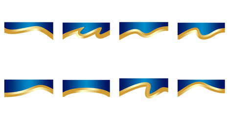 premium corner border design vector