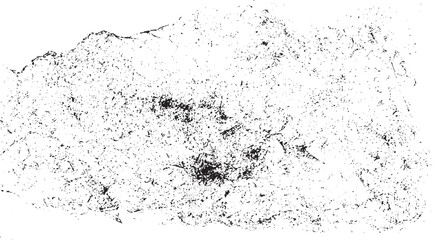 Obraz premium Scratched and Cracked Grunge Urban Background Texture Vector. Dust Overlay Distress Grainy Grungy Effect. Distressed Backdrop Vector Illustration. Isolated Black on White Background. EPS 10.