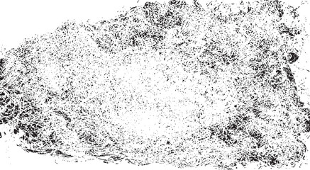 Rough black and white texture vector. Distressed overlay texture. Grunge background. Abstract textured effect. Vector Illustration. Black isolated on white background. EPS10