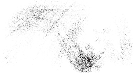 Fototapeta premium Snow, stars, twinkling lights, rain drops on black background. Abstract vector noise. Small particles of debris and dust. Distressed uneven grunge texture overlay.