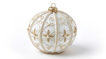 golden christmas ball